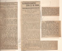 Kathleen Bartle Brown Wedding articles